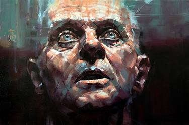 Original Expressionism Portrait Paintings by Jack Liang Wang