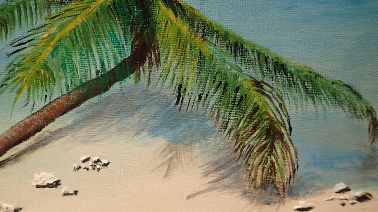 Original Photorealism Beach Painting by Fred Lainjarv