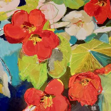 Original Expressionism Floral Paintings by Catherine Ruth Church