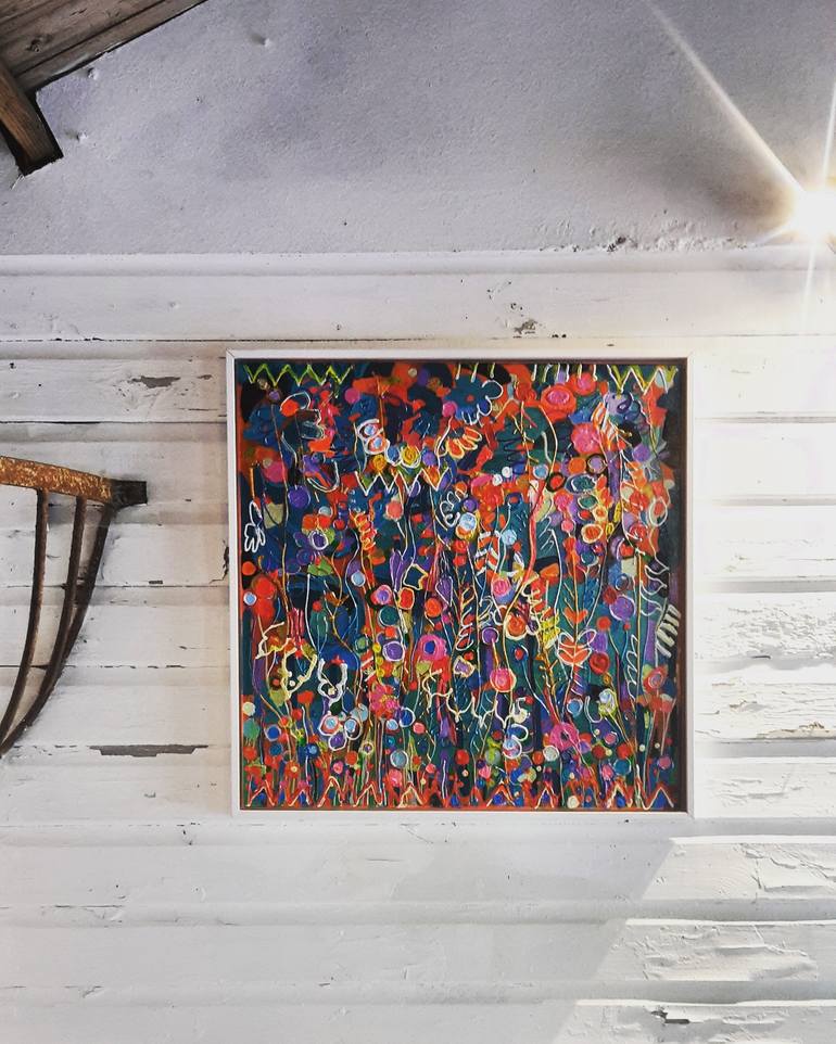 Original Abstract Painting by Catherine Ruth Church