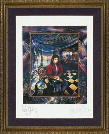 "The Book" Lithograph SIGNED BY MICHAEL JACKSON - Limited Edition of 400 thumb