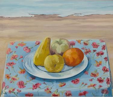 Original Still Life Paintings by Marietta Negueruela