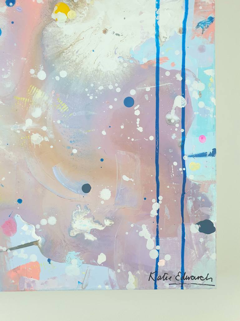 Original Abstract Expressionism Abstract Painting by Katie Edwards