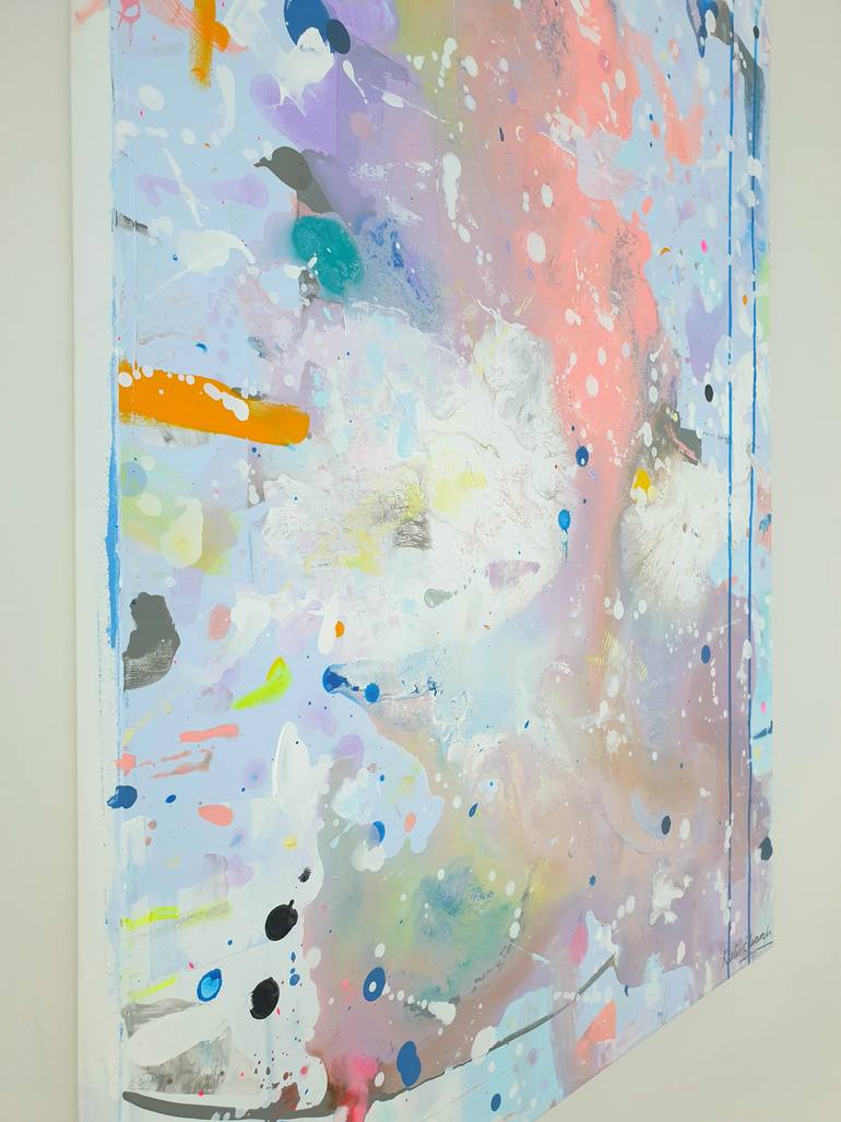 Original Abstract Expressionism Abstract Painting by Katie Edwards