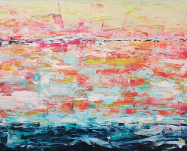 Original Abstract Expressionism Abstract Paintings by Katie Edwards
