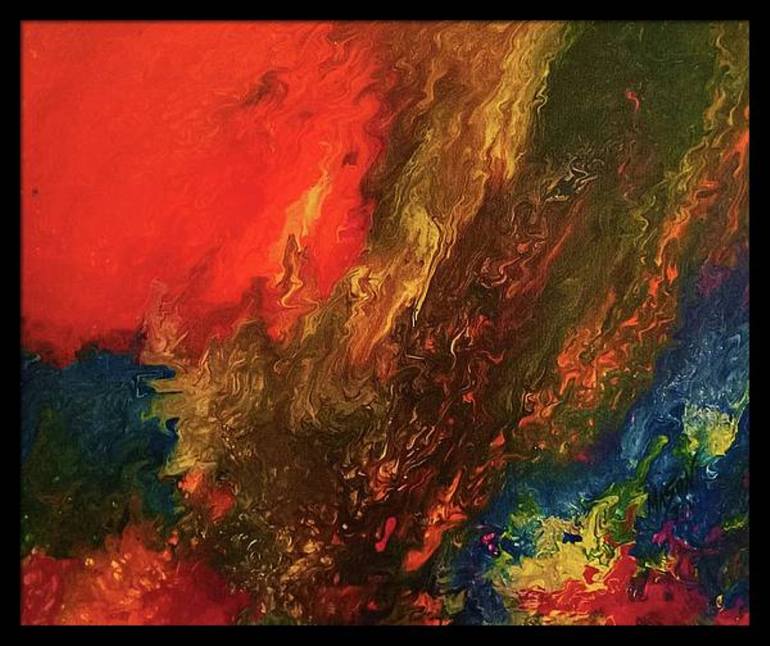 Original Abstract Painting by Guillermo Mason