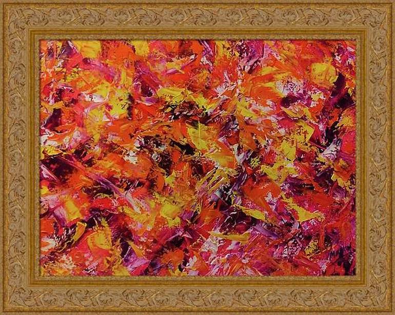 Original Abstract Expressionism Abstract Painting by Guillermo Mason