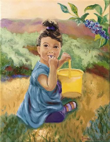 Original Fine Art Children Paintings by Joyce Small