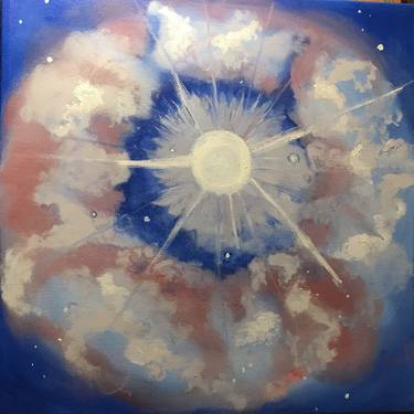 Original Abstract Expressionism Outer Space Paintings by Joyce Small