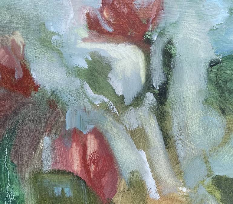 Original Impressionism Floral Painting by Frances Cockburn