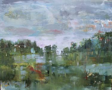 Original Abstract Expressionism Landscape Paintings by Frances Cockburn