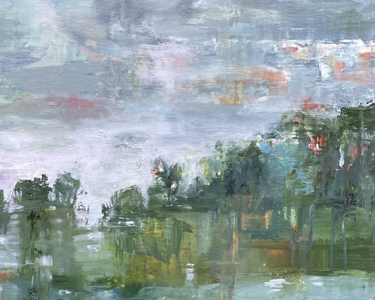 Original Abstract Expressionism Landscape Painting by Frances Cockburn