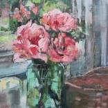 Flowers in Window by Frances Cockburn