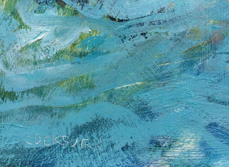 Original Abstract Expressionism Water Painting by Frances Cockburn