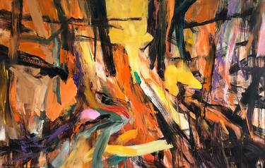 Original Abstract Expressionism Abstract Paintings by Tung Duc Pham