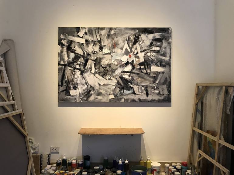 Original Abstract Painting by Tung Duc Pham