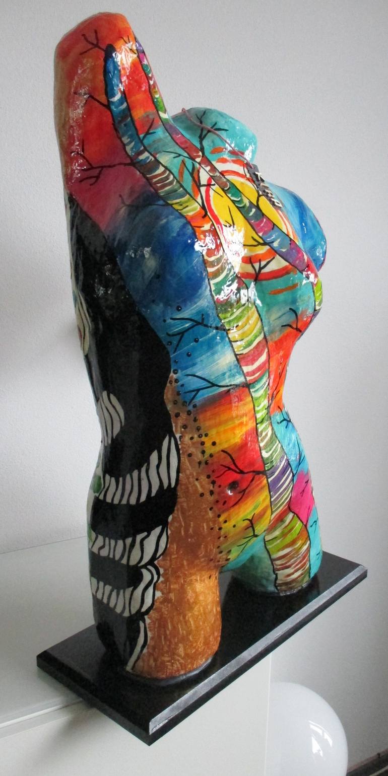 Original Abstract Body Sculpture by Amanda Dake