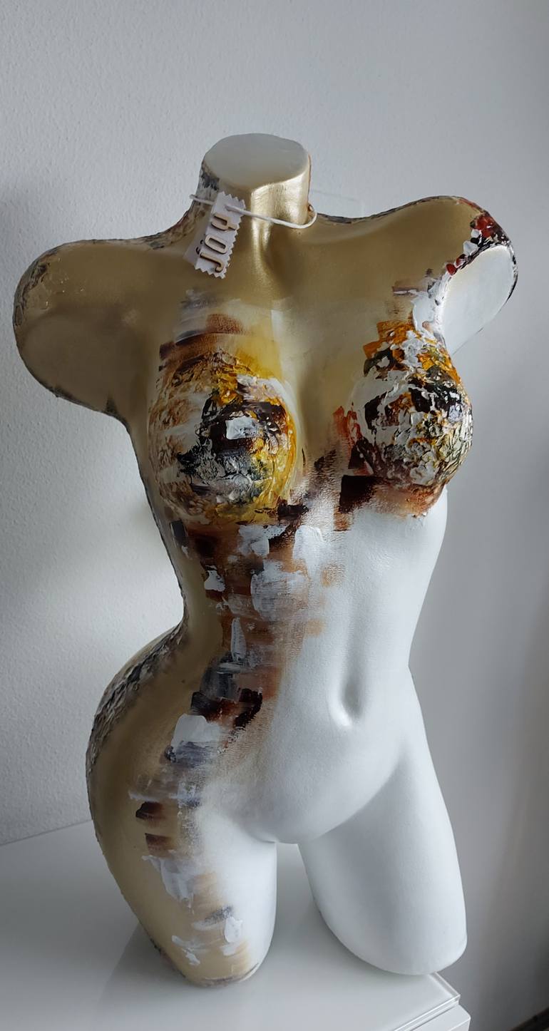 Original Abstract Body Sculpture by Amanda Dake