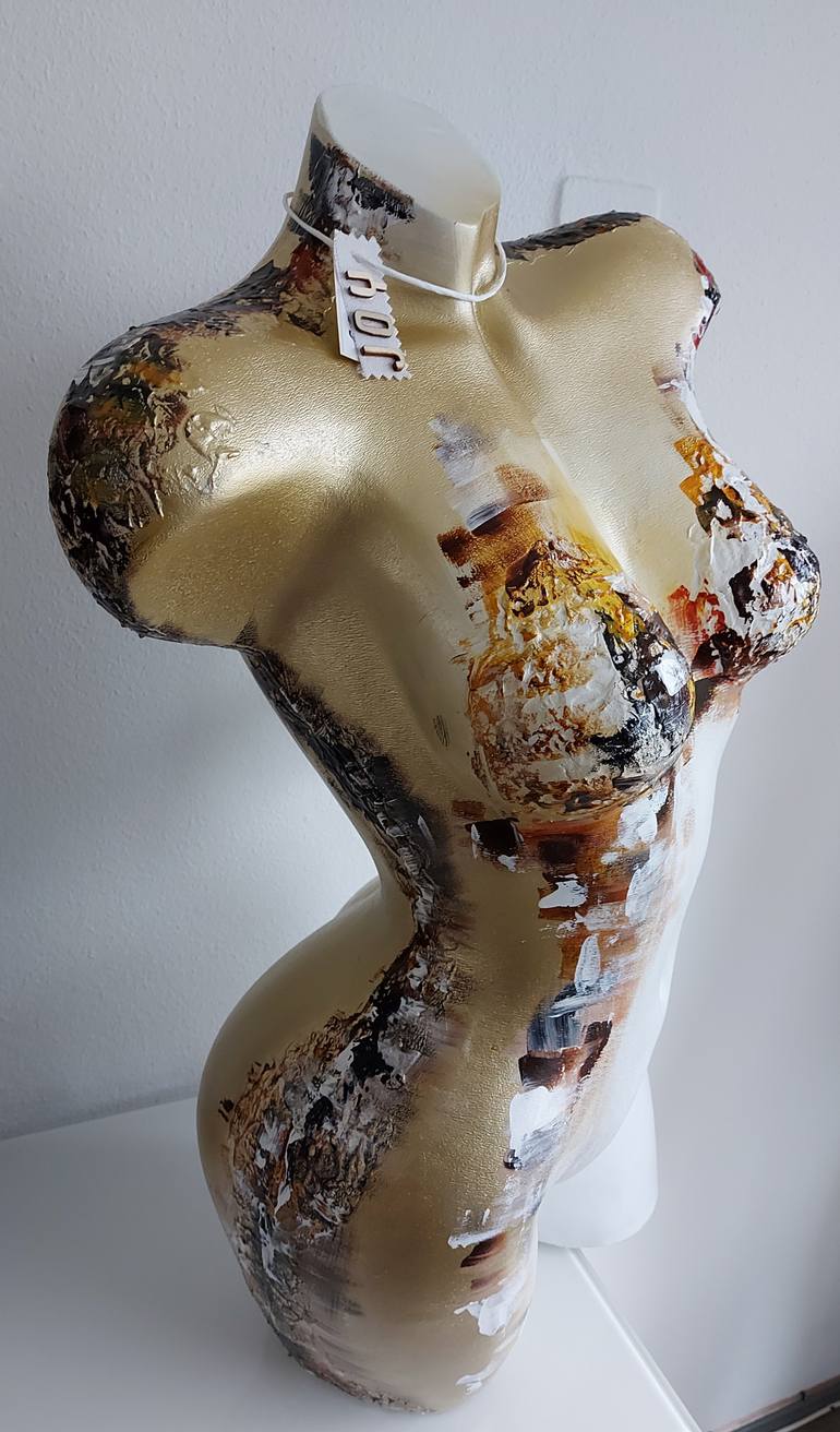Original Abstract Body Sculpture by Amanda Dake