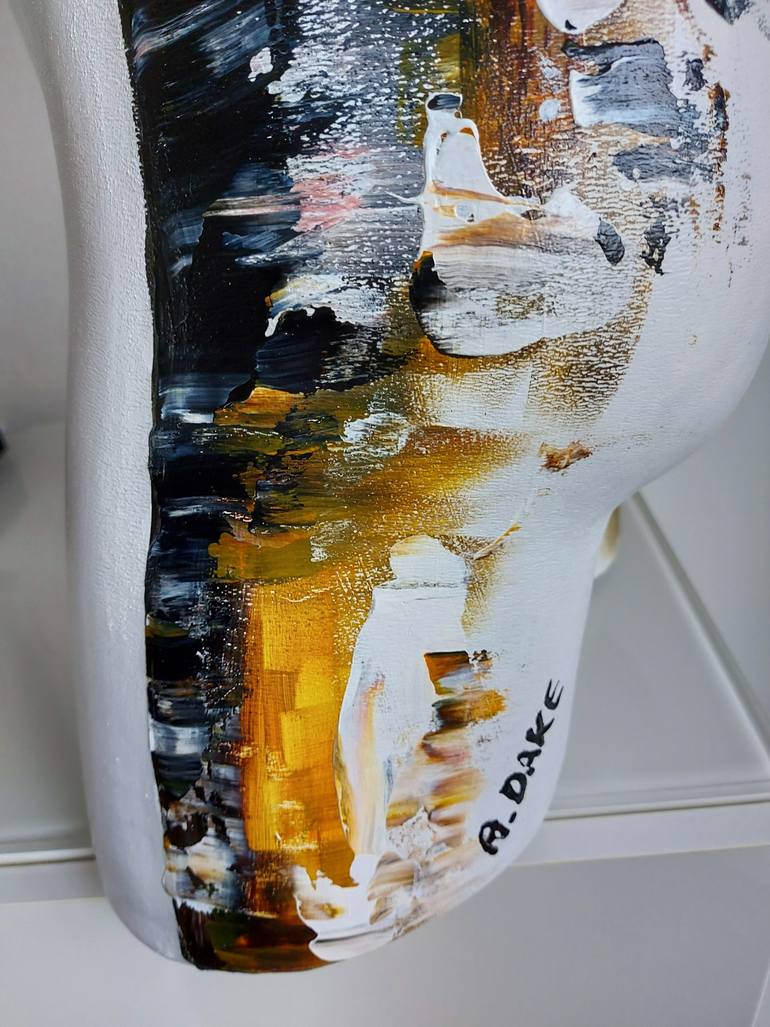 Original Abstract Body Sculpture by Amanda Dake