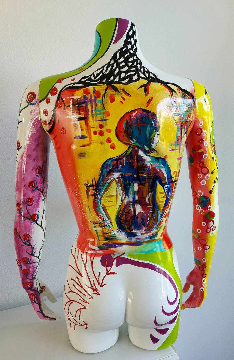 Original Expressionism Body Sculpture by Amanda Dake