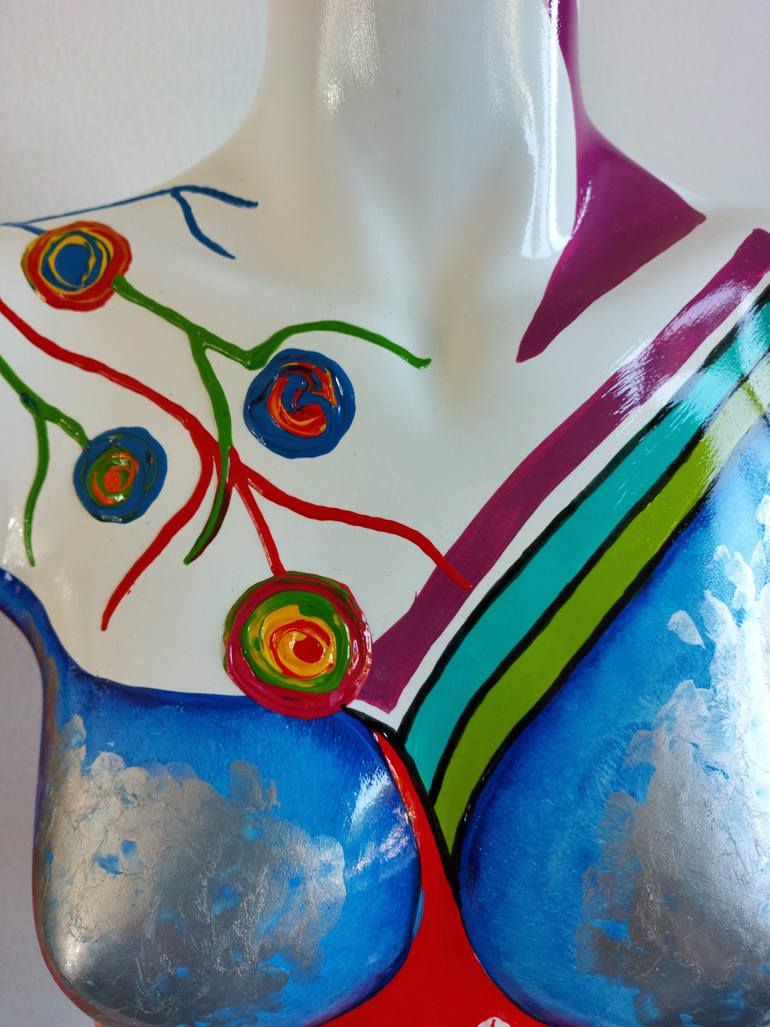 Original Expressionism Body Sculpture by Amanda Dake