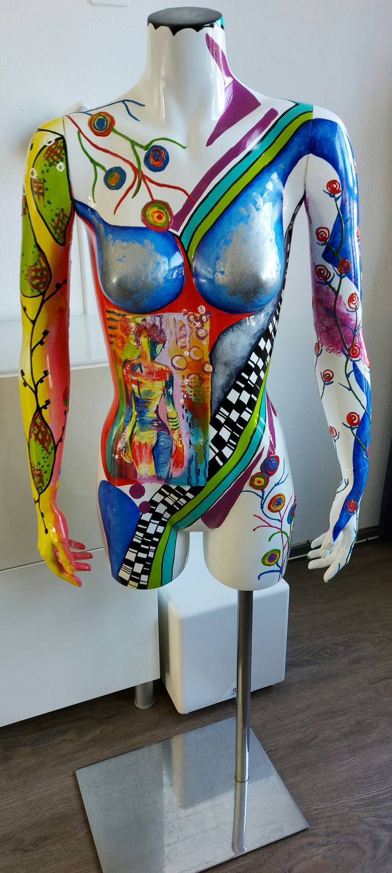 Original Expressionism Body Sculpture by Amanda Dake