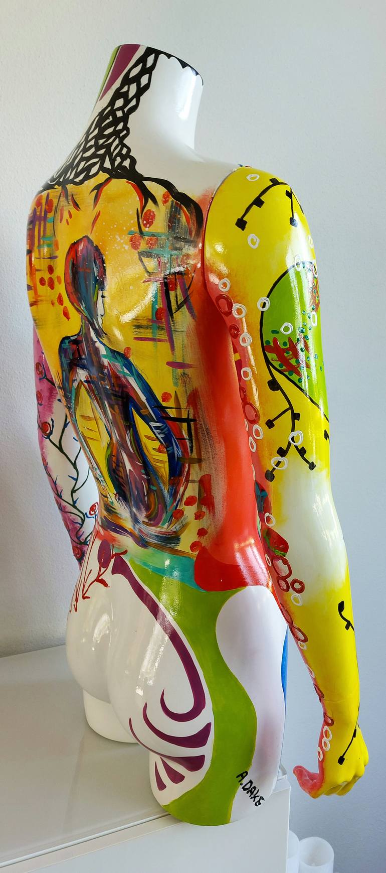 Original Expressionism Body Sculpture by Amanda Dake
