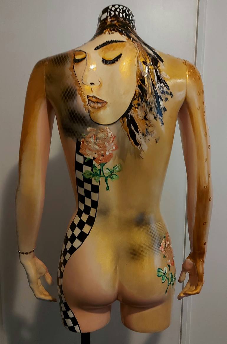 Original Abstract Body Sculpture by Amanda Dake