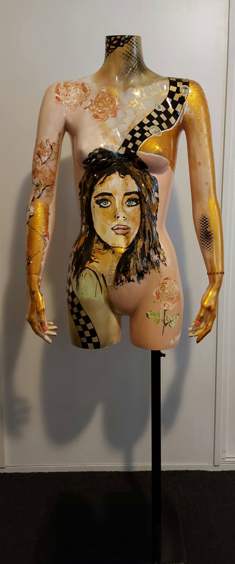 Original Abstract Body Sculpture by Amanda Dake