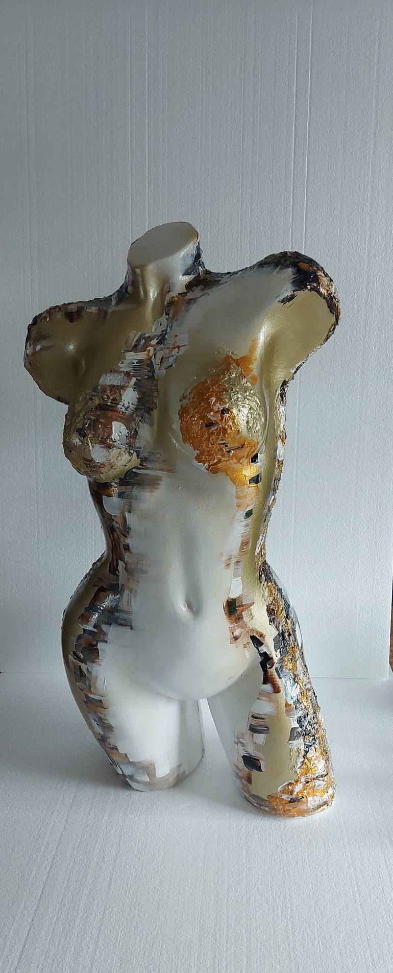 Original Abstract Body Sculpture by Amanda Dake