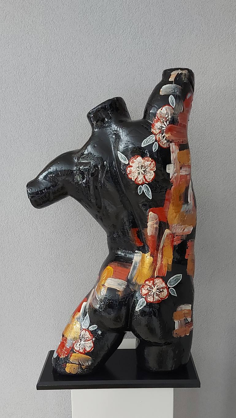 Original Abstract Body Sculpture by Amanda Dake