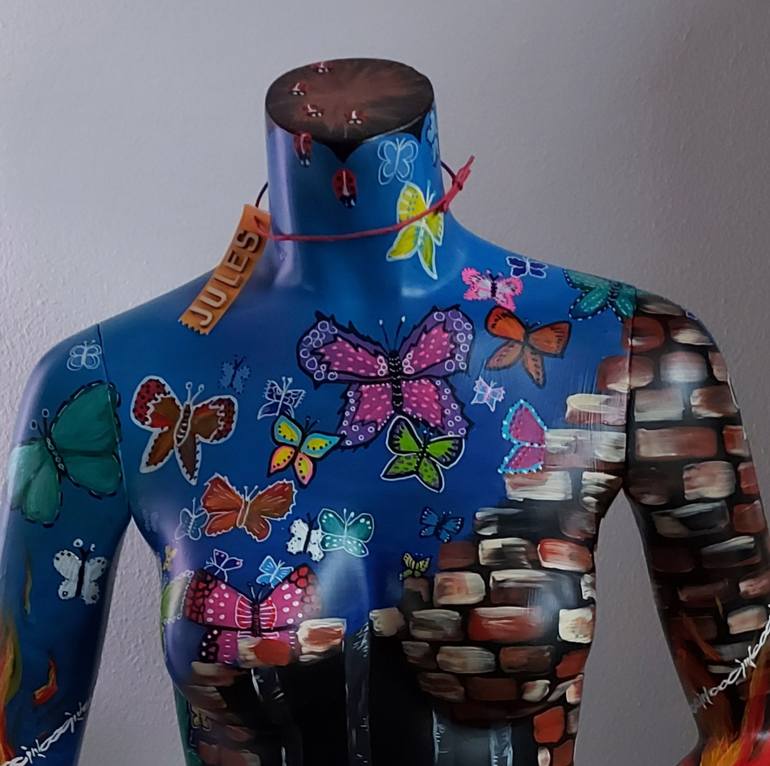 Original Abstract Body Sculpture by Amanda Dake