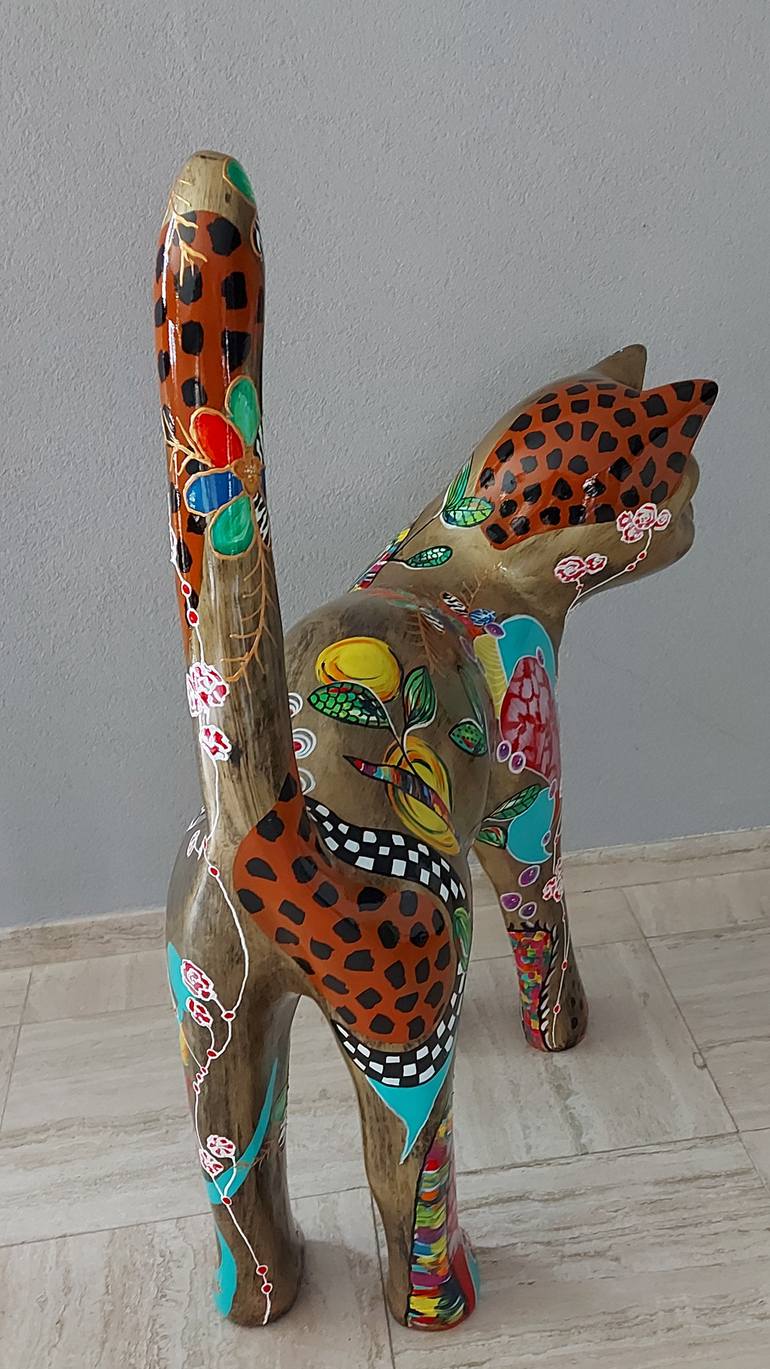 Original Abstract Animal Sculpture by Amanda Dake