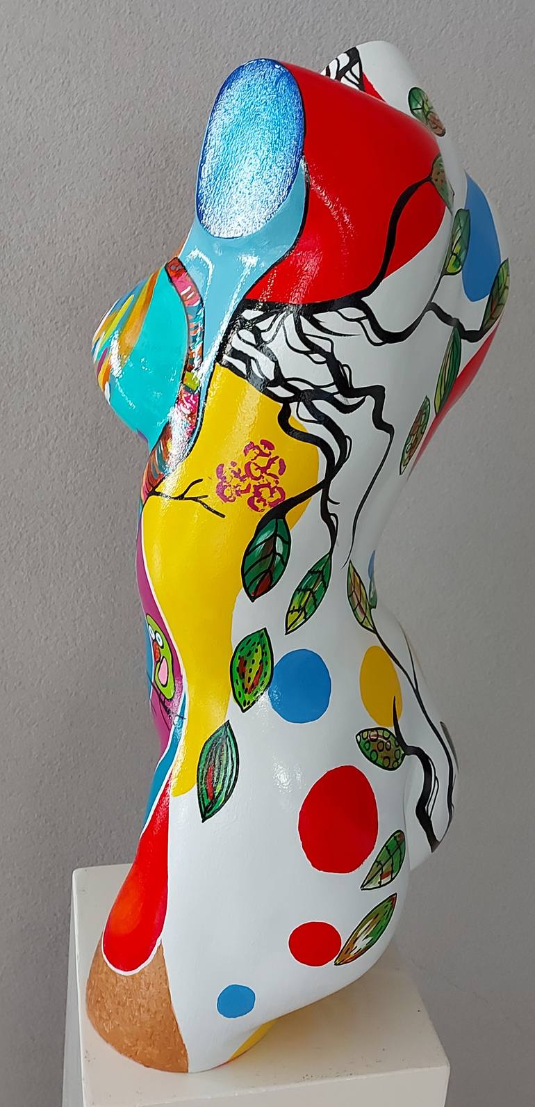Original Abstract Body Sculpture by Amanda Dake