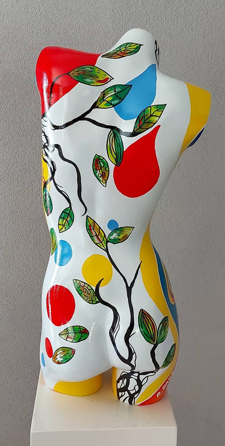 Original Abstract Body Sculpture by Amanda Dake