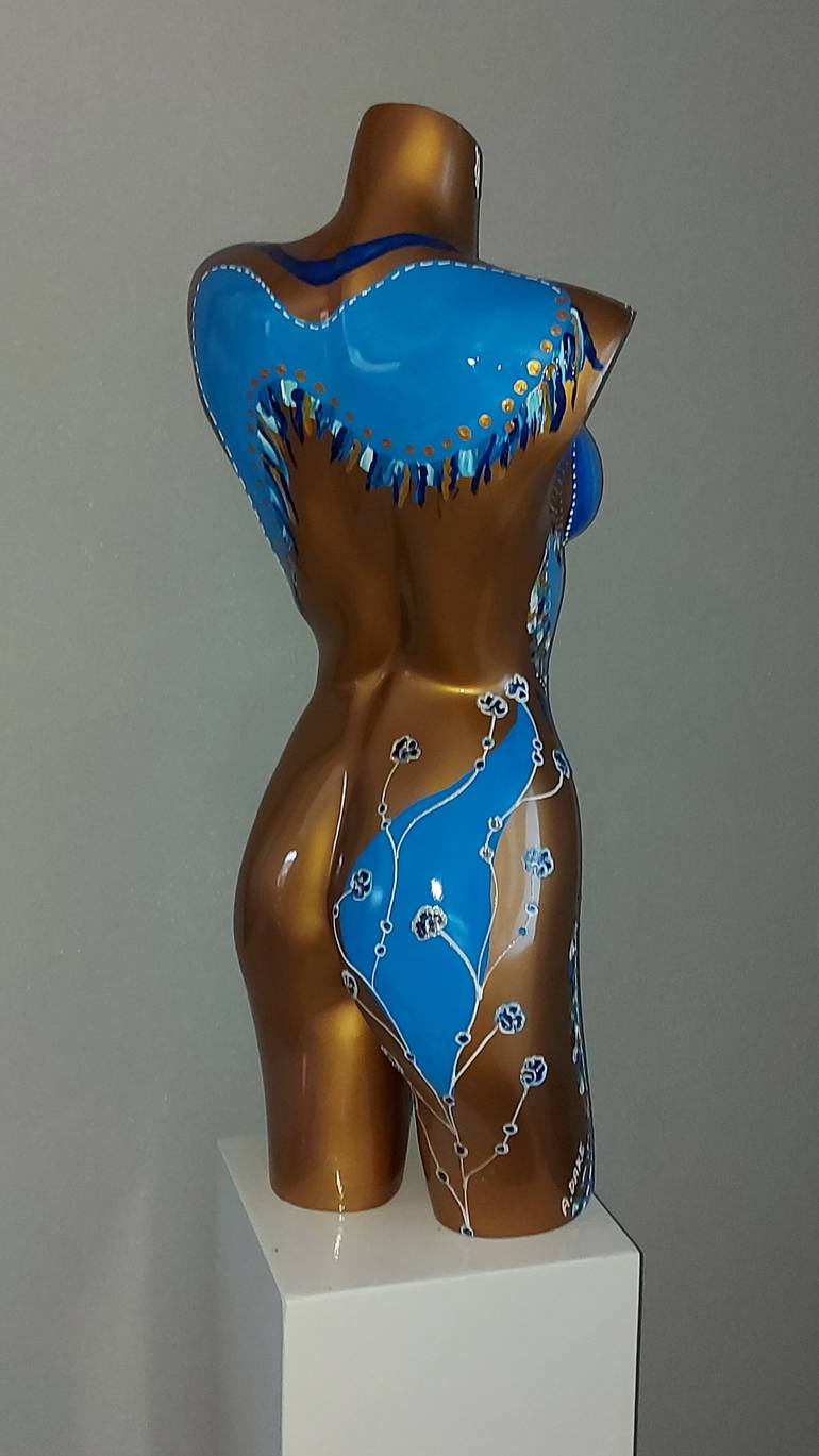 Original Abstract Body Sculpture by Amanda Dake