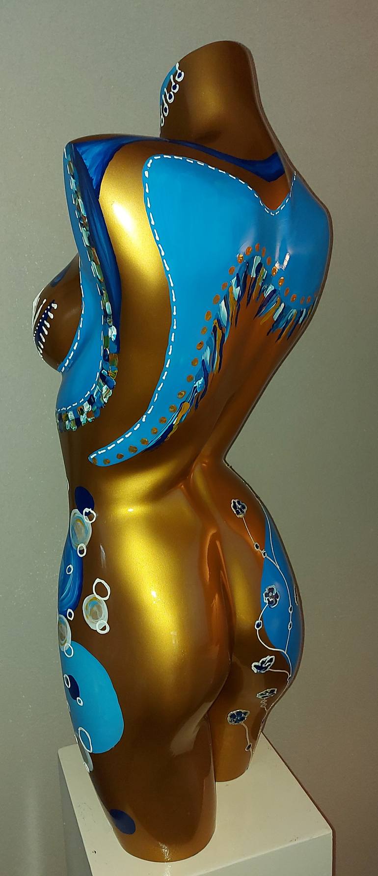 Original Abstract Body Sculpture by Amanda Dake