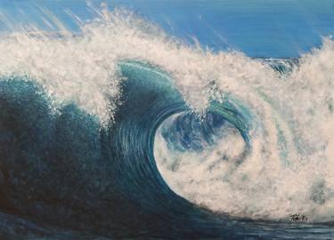 Print of Realism Seascape Paintings by Peter Vil