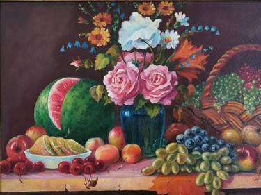 Original Realism Still Life Paintings by Sergei Sokolov