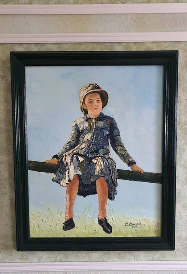 Print of Portraiture Children Paintings by Sergei Sokolov