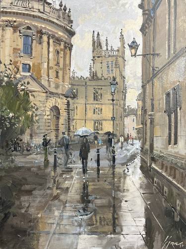 Catte Street towards Radcliffe Square, Oxford thumb