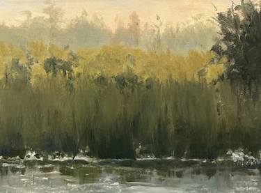 Original Impressionism Landscape Painting by Leah Wiedemer