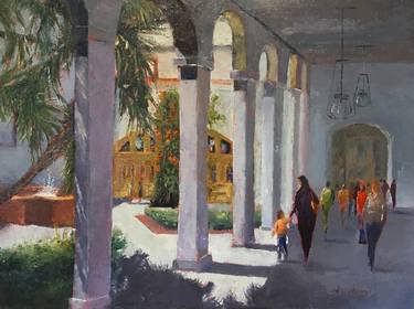 Original Fine Art Architecture Paintings by Leah Wiedemer