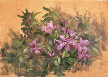 Original Fine Art Floral Paintings by Leah Wiedemer