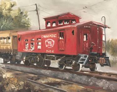 Original Transportation Paintings by Leah Wiedemer