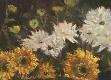 Original Fine Art Garden Paintings by Leah Wiedemer