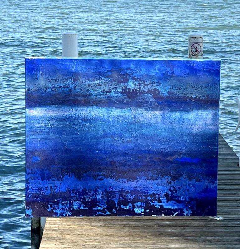 Original Abstract Painting by Sabine L  Haanaes
