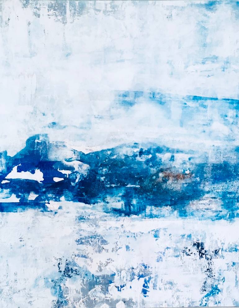 Original Contemporary Abstract Painting by Sabine L  Haanaes