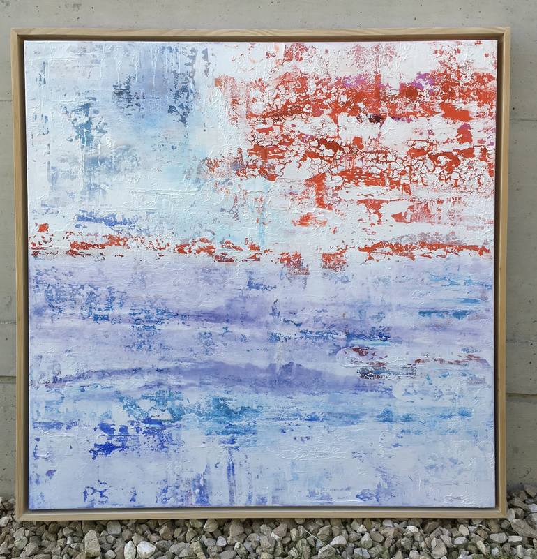 Original Contemporary Abstract Painting by Sabine L  Haanaes